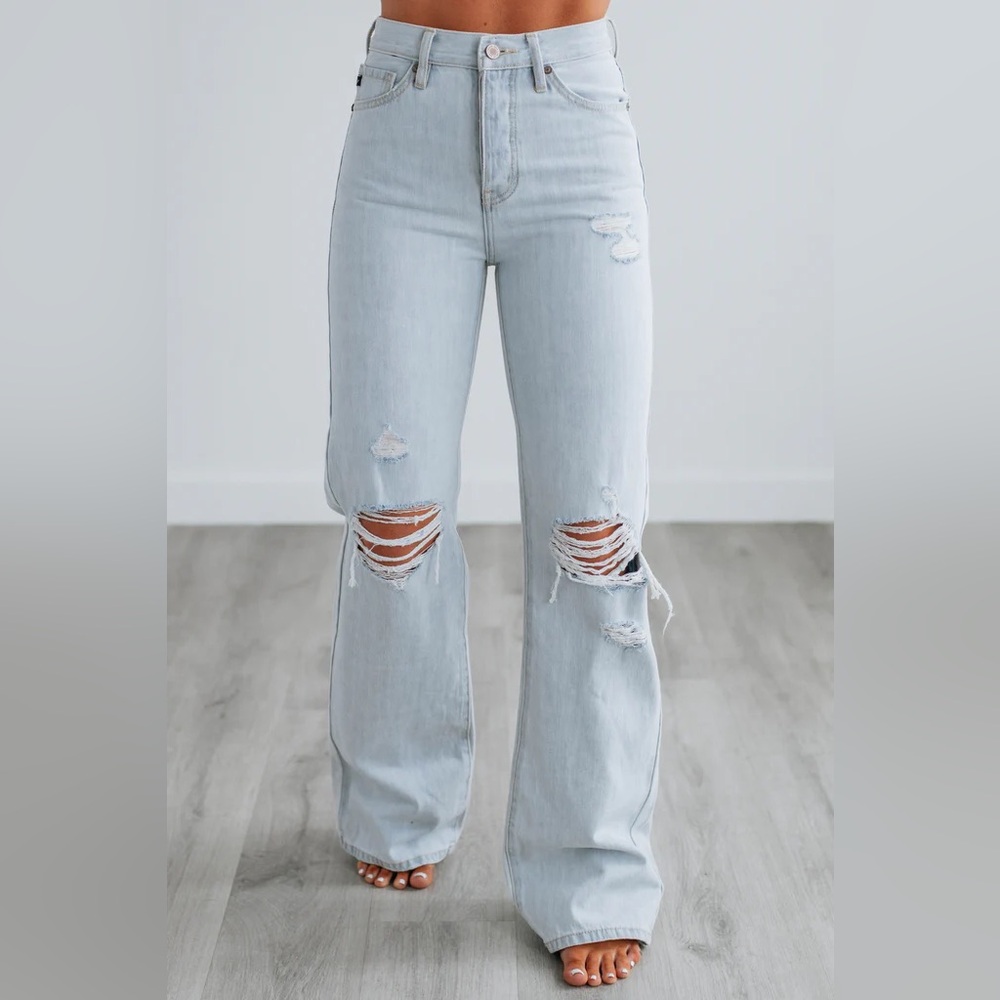 KanCan Distressed Light Blue Women's Jeans